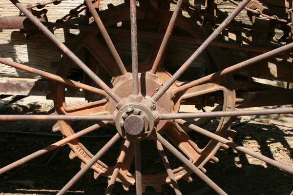 Rusty wheel